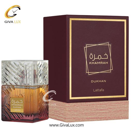 ادو پرفیوم مردانه لطافه اورجینال مدل Khamrah Dukhan | خمره دخان رایحه مشابه بای کیلیان آنجیلز شیر حجم 100 میل